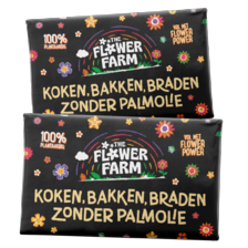 Flower Farm koken, bakken, braden zonder palmolie
